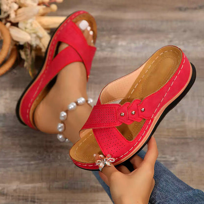 Sandalias ortopédicas cómodas para usar todo el día, alivian los dolores de espalda y pies. 🔥 Segundo par a mitad de precio.