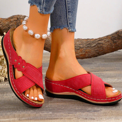 Sandalias ortopédicas cómodas para usar todo el día, alivian los dolores de espalda y pies. 🔥 Segundo par a mitad de precio.