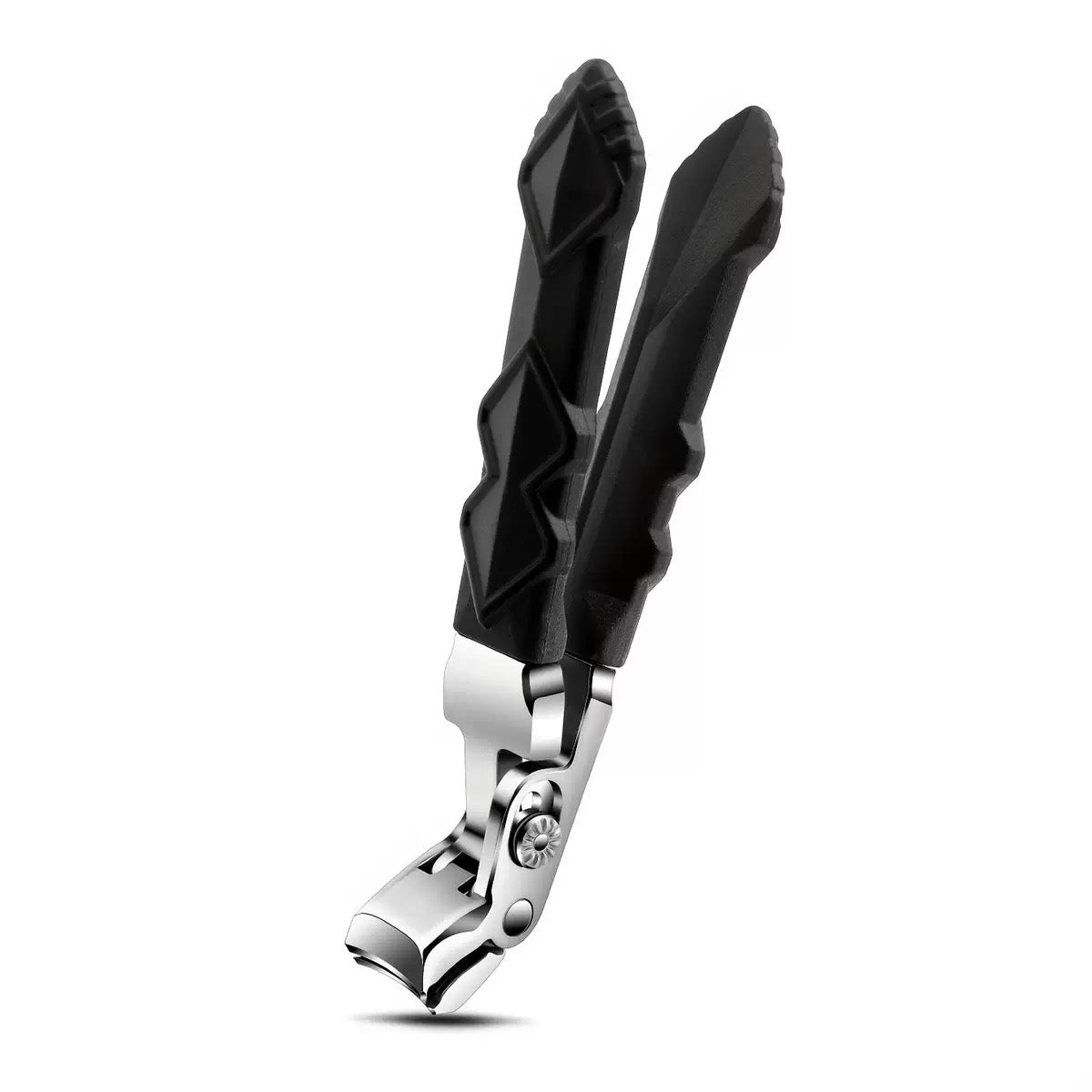 Cortauñas Ergonómico de Acero Inoxidable para Ancianos – Mango Largo Antideslizante para Uñas Gruesas (Manos y Pies)