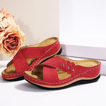 Sandalias ortopédicas cómodas para usar todo el día, alivian los dolores de espalda y pies. 🔥 Segundo par a mitad de precio.
