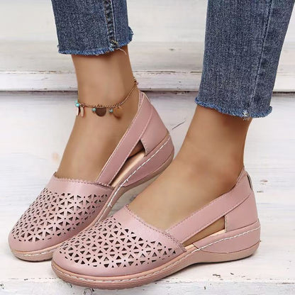 Sandalias ortopédicas para mujer con cuña – diseño perforado y transpirable, comodidad sin dolor durante todo el día ✨
