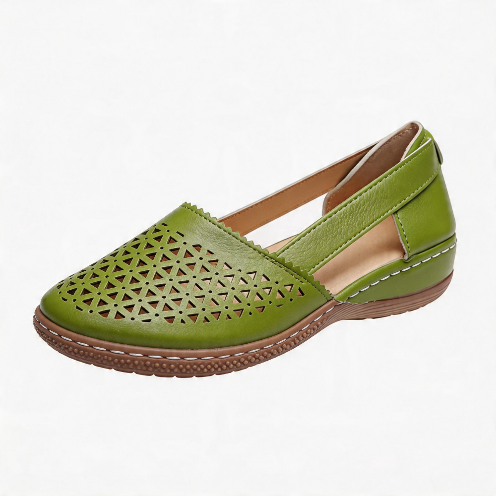 Sandalias ortopédicas para mujer con cuña – diseño perforado y transpirable, comodidad sin dolor durante todo el día ✨