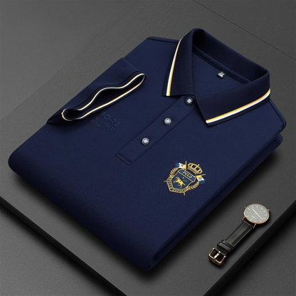 Polo de hombre cómoda – transpirable, no hace sudar, no aprieta, confort durante todo el día para personas mayores
