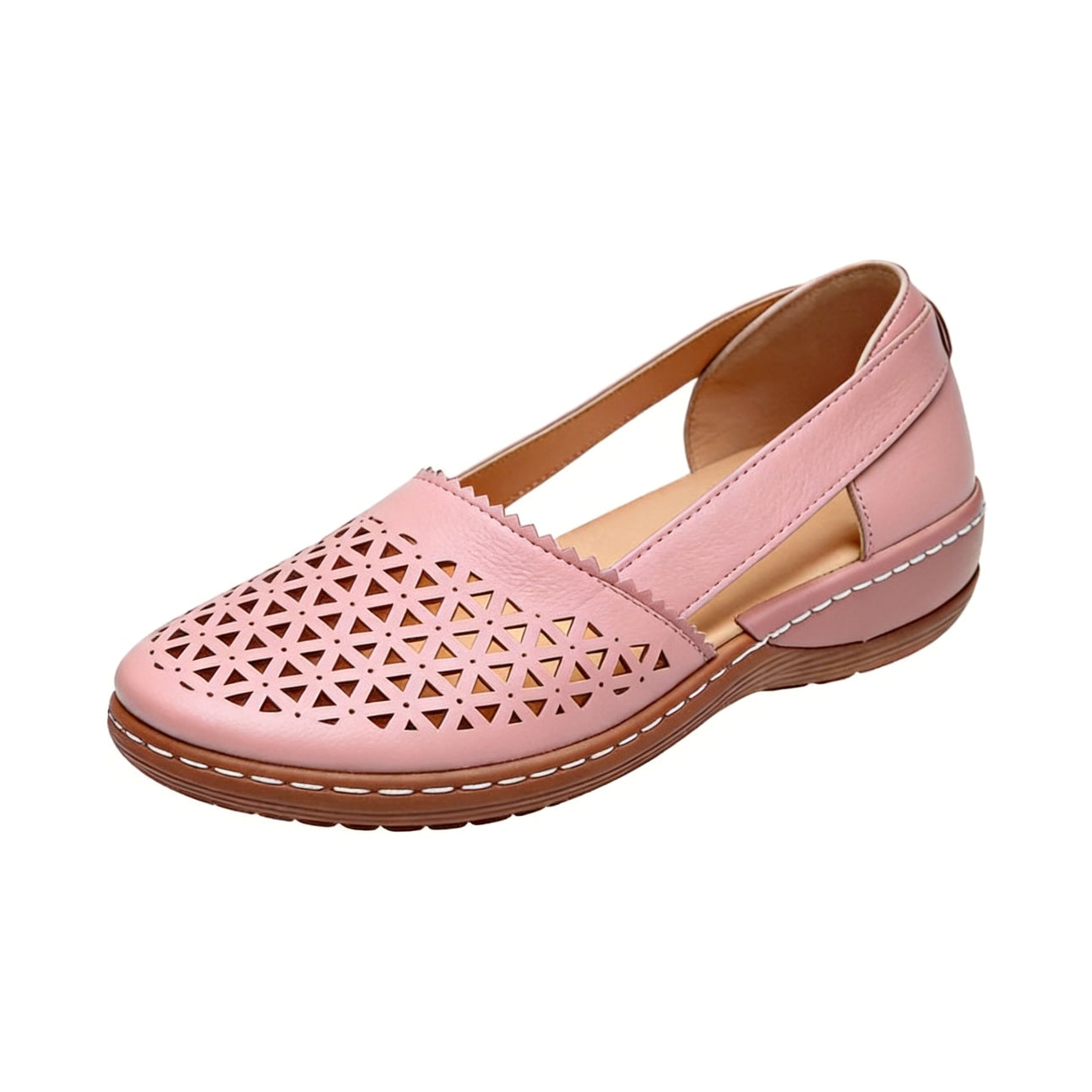 Sandalias ortopédicas para mujer con cuña – diseño perforado y transpirable, comodidad sin dolor durante todo el día ✨